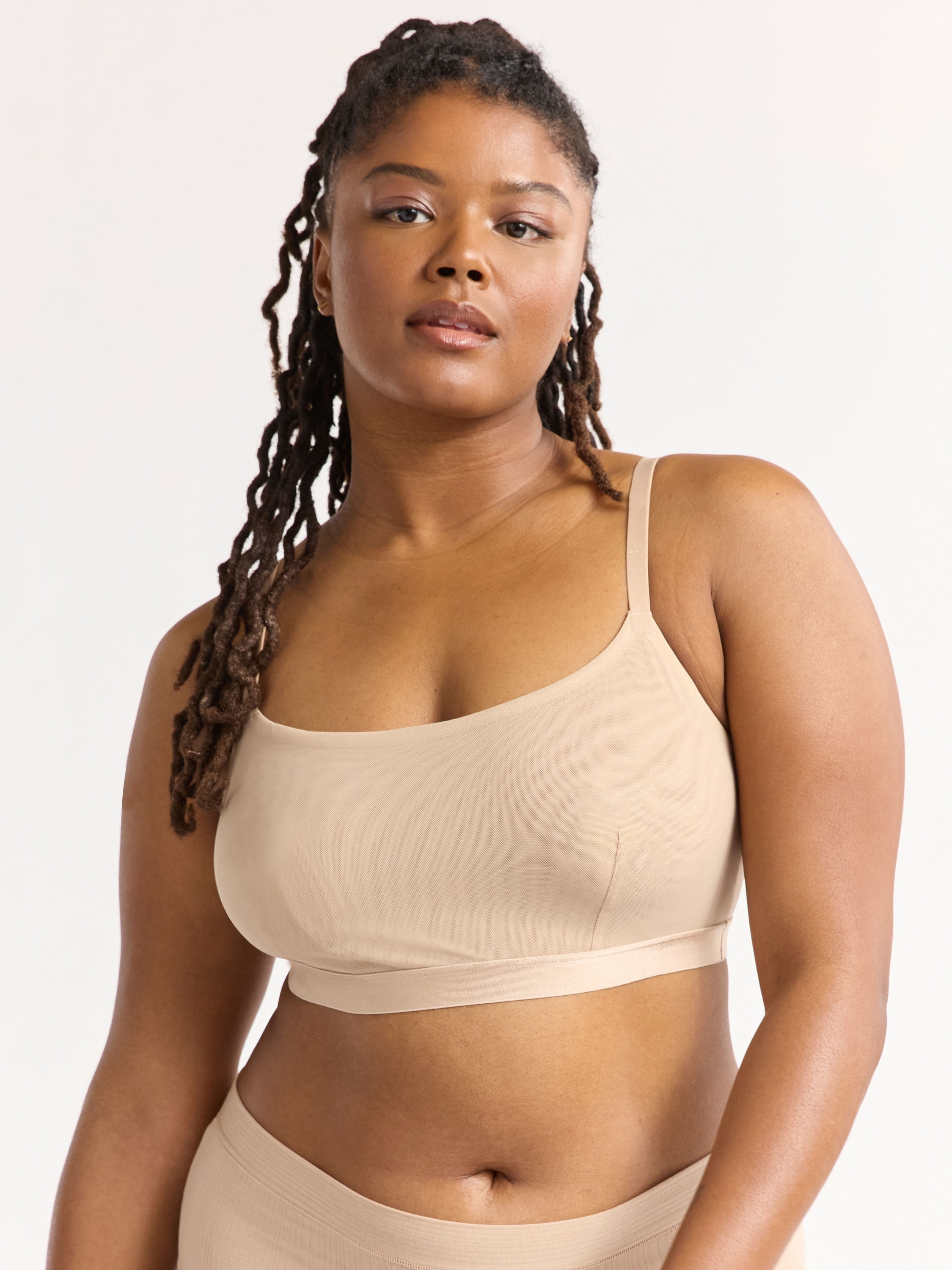 Joyspun Women's Mesh Bralette, Sizes S-3XL