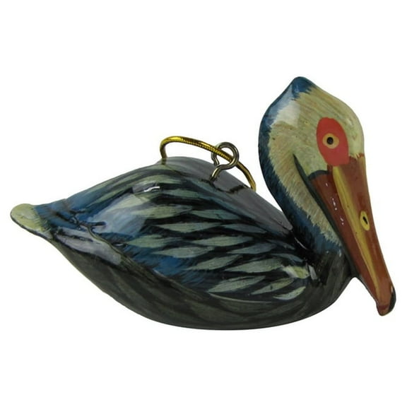 Realistic Pelican Bird Coastal Christmas Tree Ornament Xmas Gift Topper Holiday Decor