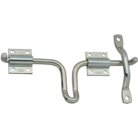 Stanley Gate Hardware - Stanley 833277 Heavy Duty Gate Latch, 7/16 in Dia, Rugged Steel, Zinc Plated