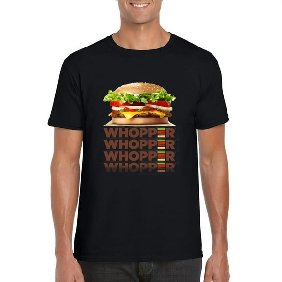 Funny Retro Burger King Whopper Fast Food Fan Graphic Unisex T-Shirt