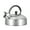 Silver, variant on Blue Stainless Steel Whistling Tea Kettle For Stove Top With Ergonomic Handle 2 Quart Capacity For Home Use Blue