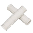 thumbnail image 4 of 1 par de empuñaduras de goma para manillar de bicicleta, empuñaduras antideslizantes para bicicleta urbana de carretera de montaña, color blanco, 4 of 10
