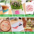 thumbnail image 4 of Vinilo Adhesivo para M&aacute;quina Cricut, 31PCS, 30.5 * 30.5CM, Vinilo Autoadhesivo Brillante para Envolver Tazas, Manualidades Siluetas, Decoraci&oacute;n Muebles y Ventanas, 4 of 7