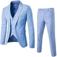 thumbnail image 1 of Men Business Blazer Vest Pant Suit Set, 1 of 1