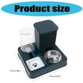 thumbnail image 3 of Large Capacity Feeder 2in1 Water Dispenser and Bowl Small Dog Cats Automatic Feeder for Daily Watering Feeding, 3 of 9
