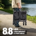 thumbnail image 6 of REDCAMP Collapsible Wagon with Wheels, 330lbs Foldable Wagon Cart, Portable Utility Cart for Sports Shopping Pet Grocery Beach, 6 of 9