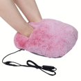 thumbnail image 2 of SNNROO USB-Powered Plush Foot Warmer with 5 Adjustable Temperatures and Timer Settings - Washable  Soft Faux  Fur Heating Pad, 2 of 6