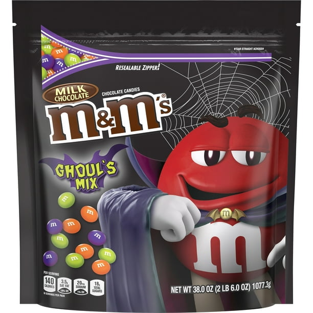 M&M'S Halloween Milk Chocolate Ghouls Mix Candy, 38 Ounce