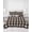 Beige Black, variant on Quilts King Size, Black Blue Plaid Soft Comforter Bedding Set for Bed, Country Buffalo Checked Gingham Lightweight Quilted Bedspread with Pillow Cover(2 Pieces) for All Season, 96x106 Inch