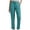 Green, variant on Women's Straight Leg Casual Pants, Multi-Pocket Solid Color Trousers, Comfortable Linen Pants Women Khaki S