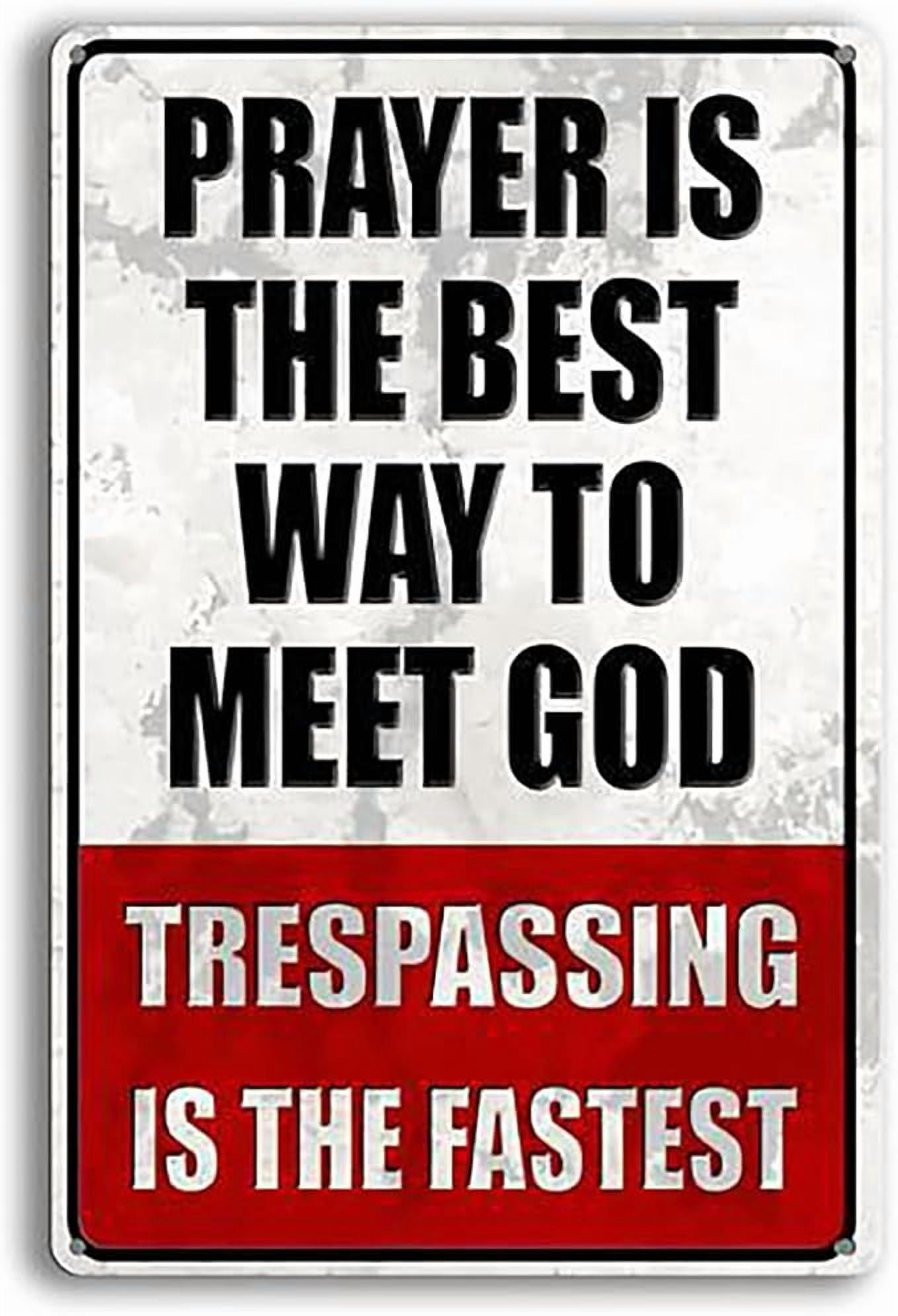 8 x 12 in Metal Tin Sign - Metal No Trespassing Signs Private Property ...
