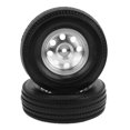 thumbnail image 1 of 85mm RC Rubber Tires, Exquisite 2PCS Practical Antislip Wheel Rims Hubs Rubber Tires  For 1/14 RC Car For   Tractor, 1 of 8