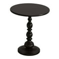 thumbnail image 3 of Lipstore Bedside Table Sturdy Decor Coffee End Table for Bedroom Apartmen Living Room Black Small, 3 of 8