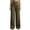 Green, variant on QQZ High Waist Wide Leg Corduroy Pants For Women, Button Fly Front Seam Casual Palazzo Pants, Office Daily Weekend Outfits