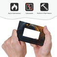 thumbnail image 4 of Fotbe Glowing Snake Dark Forest Print Duplex Receptacle Wall Plate, 1-Gang 5.0" x3.0" Wall Outlet Covers, Dual Outlet Faceplates Covers, Color-matched Screws Included-Style U, 4 of 6