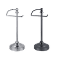thumbnail image 5 of SunnyPoint Deluxe Fingertip Towel Holder Stand, Heavy Weighted and Free-Standing Steel Countertop Rack for Bathroom or Kitchen, Black Nickel, 5 of 5