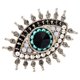 thumbnail image 1 of Eye Brooch Pin with Rhinestone Detail Lightweight Metal Lapel Pin for Women's Suits, Dresses, Bags, and Hats Stylish Fashion Accessory Gift, 1 of 5
