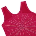 thumbnail image 3 of BAOHULU Sparkle Gymnastics Leotard for Girls Kids Practice Outfit Red Dancewear, 3 of 5