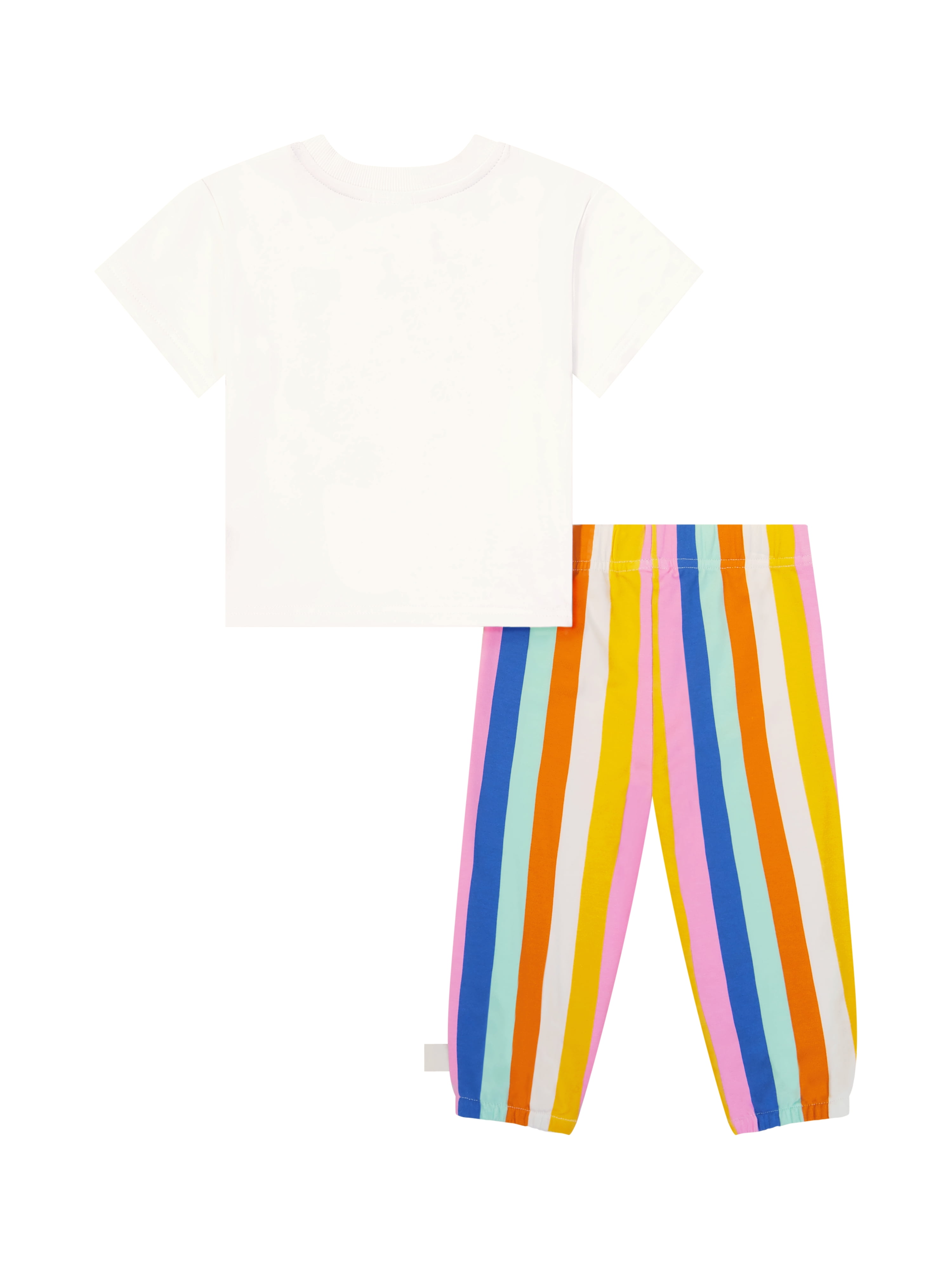 Lilo & Stitch Baby Girl Viscose French Terry Pant Set, Sizes 0-24 Months