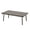 Dark Gray, variant on Rectangle Outdoor Coffee Table Aluminum Patio Table Modern Accent Table Waterproof Rustproof for Balcony Deck Backyard Porch, Grey