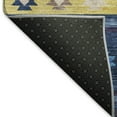 thumbnail image 3 of Addison Rugs Mayfield Washable Southwest Aztec Blue Rectangle Rug, 10' x 14', 3 of 6