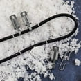 thumbnail image 4 of Hook Up, Moxweyeni 48 Pieces Heat Cable Roof Clips Gutter Clips .8" De Icing Cable Clips Christmas Light Clips and Spacers Set Cable Wire Clips Gutter Clips Outdoor Cable Clips Kit Heat Ro, 4 of 7