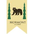 thumbnail image 1 of 75*125 cm Game of Thrones decorative flag MORMONT, 1 of 1