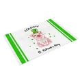 thumbnail image 1 of St. Patricks's Day Placemat Irish Plaid English Decorative Table Runner Insulated Tablecloth, 1 of 4