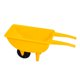 thumbnail image 3 of Carretilla de juguete de arena, carretilla de juguete de jardinería, juguete de juego de simulación ligero para patio, juguete de playa, rueda única para niñas y niños a partir de Amarillo, 3 of 8
