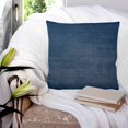 thumbnail image 3 of Pillow Covers 18x18 Set of 2, Vintage Navy Blue Square Throw Pillow Covers for Couch/Sofa/Living Room, Modern Abstract Retro Art Decorative Soft Pillowcases for Couch Throw Pillows, 3 of 7