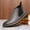 Grey 318, variant on Men's Suede Leather Chelsea Ankle Boots