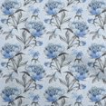 thumbnail image 1 of oneOone Polyester Spandex Medium Blue Fabric Floral Sewing Fabric By The Yard Printed Diy Clothing Sewing Supplies 56 Inch Wide, 1 of 4