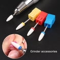 thumbnail image 2 of UDIYO 2.35mm Grinder Drill Sharp Wear-Resistant Quick Remove Solid Reusable Polished Nail Surface Anti-Scratch Polishing Removing Cuticle Nail Drill Bit for Salon, 2 of 7