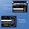 thumbnail image 4 of Nueva Bolsa de Transporte Grande para Accesorios de Switch 2, Impermeable, para Viajes, con Cargador Antiarañazos y Asa de Almacenamiento., 4 of 5