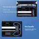 thumbnail image 4 of Nueva Bolsa de Transporte Grande para Accesorios de Switch 2, Impermeable, para Viajes, con Cargador Antiarañazos y Asa de Almacenamiento., 4 of 5