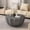Grey, variant on YWEN 35" Indoor Round Coffee Table, Waterproof Coffee Table Modern Cement Design End Tables for Living Room, Outdoor Patio Coffee Tables for Garden, Backyard, Balcony