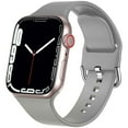 thumbnail image 1 of BRADCET 1/3Pack Silicone Sport Band for Apple Watch Bands 44mm 45mm 40mm 38mm 49mm 41mm 42mm for Women Men, Adjustable Elastic Band Wristbands for iWatch Series Ultra 8 7 SE 6 5 4 3 2 1 Replacement, 1 of 12