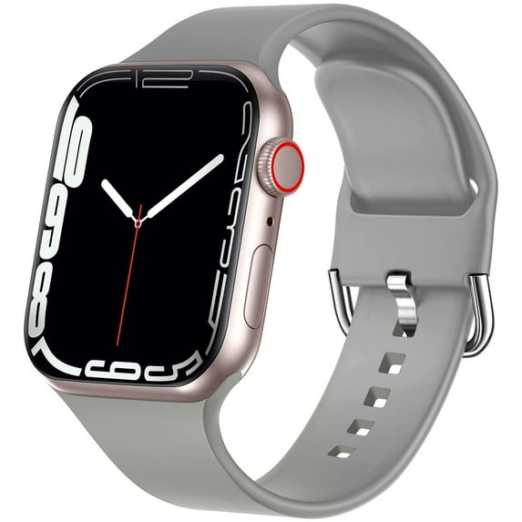BRADCET 1/3Pack Silicone Sport Band for Apple Watch Bands 44mm 45mm 40mm 38mm 49mm 41mm 42mm for Women Men, Adjustable Elastic Band Wristbands for iWatch Series Ultra 8 7 SE 6 5 4 3 2 1 Replacement