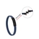 thumbnail image 4 of Pulsera Geoffrey Beene de cuero trenzado para hombre, 21 cm, color azul, 4 of 7