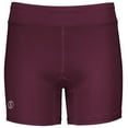 thumbnail image 2 of Holloway Sportswear L Womens PR Max Compression Shorts Maroon (hlw) 221338, 2 of 7