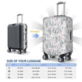 thumbnail image 4 of Gukieu white Moose winter tree Print Suitcase Protective Cover, Elastic Zipper Buckle Suitcase Protective Cover, Suitable for Travel, Business Trip-X-Large, 4 of 7