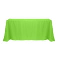 thumbnail image 1 of Ultimate Textile 108 x 132-Inch Rectangular Polyester Linen Tablecloth Neon Green, 1 of 4
