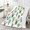 White-cactus, variant on Cactus Flower Sherpa Throw Blankets Camping Blanket Cozy Bed Decorations Gift Blanket 50x60 Inch with 2 Pillowcase for Cactus Lovers