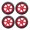 Red Model C, variant on Yihuala 1/18 Remote Control Drift Wheel Tires With Metal Hubs Replacement Accessories For Model Vehicle Modified Accessories
