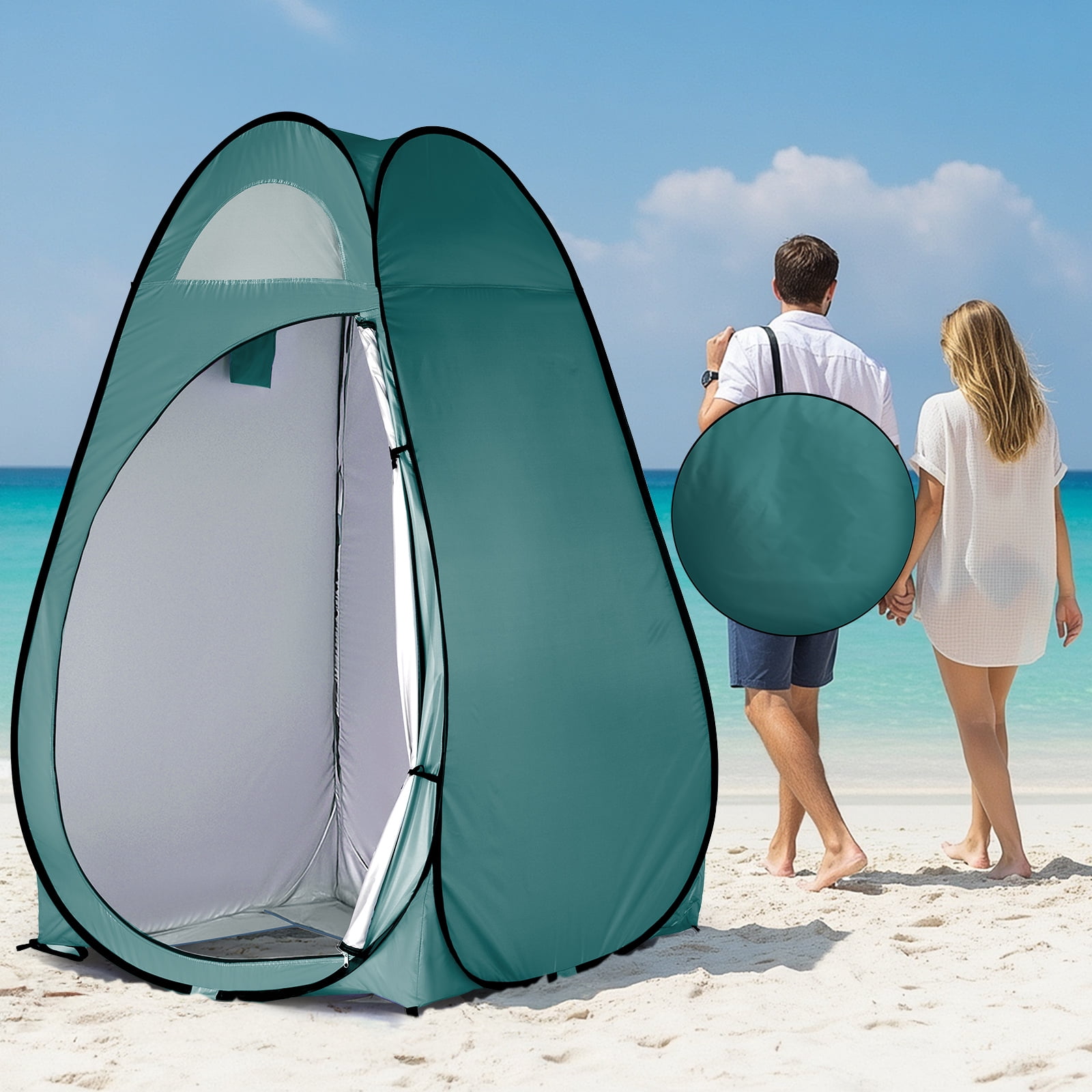 Ktaxon Changing Tent Portable Pop up Tent Camping Beach Toilet Shower Room Outdoor Bag Green