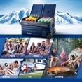 thumbnail image 6 of BODEGACOOLER 12 Volt Car Refrigerator Dual Zone, Electric Cooler Portable Freezer Fridge APP Control, 80 Quart(75L) Compressor Fridge 12V/24VDC 110~240V AC, for Truck Van SUV Boat Travel Camping Trip, 6 of 8