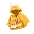 thumbnail image 2 of Hicidod Girls Fleece Jacke Cute Soft Hooded Fall Winter Coat Furry Faux Fur Warm Jacket Windproof Fashion Snowsuit Outwear, 2 of 7