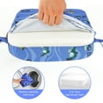 thumbnail image 4 of Dznils Toddler Booster Seat for Dining Table, with Safety Buckles, Non-Slip Bottom, Blue Truck, 4 of 14