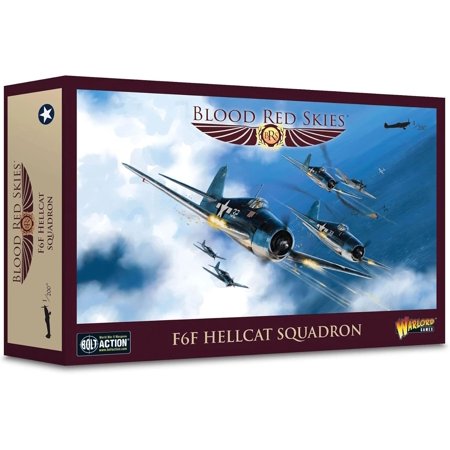 Warlord Blood Red Skies F6F Hellcat Squadron 1:200 WWII Mass Air Combat Table Top War Game 772412005
