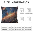 thumbnail image 5 of Orinice Solar System Telescope Space Art Graphic Decorative Throw Pillow Cover for Home Couch Living Room Bed Sofa - Zipper Closure 1PC 20x20in, 5 of 5